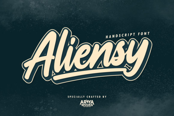 Aliensy Font for Business Branding