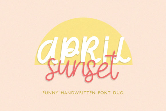 April Sunset Font for Modern Branding and Social Media