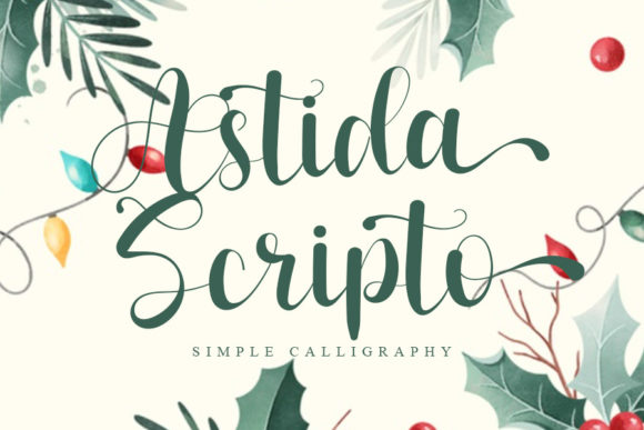 Astida Scripto: A Luxurious Script Font for Campaign Creativity