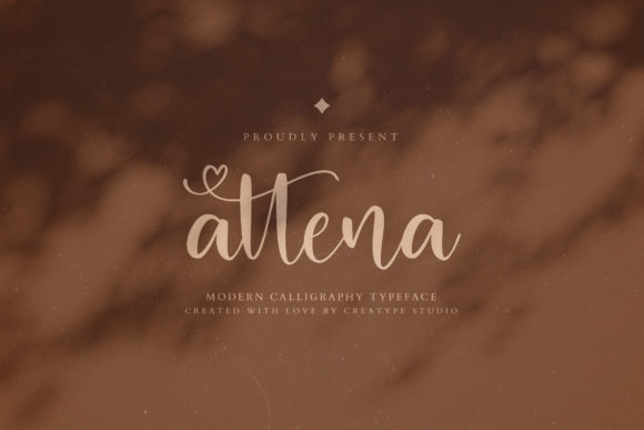 Attena Script Font for Bold Digital Branding