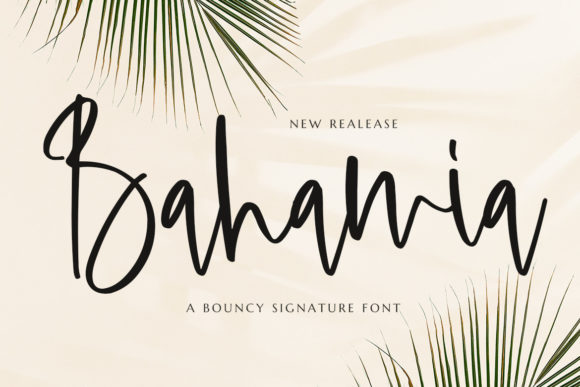 Bahamia Font for Modern Marketing and Design