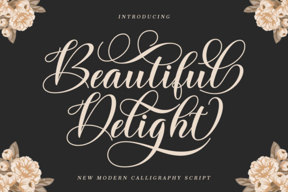 Beautiful Delight: A Font That Elevates Brand Identity