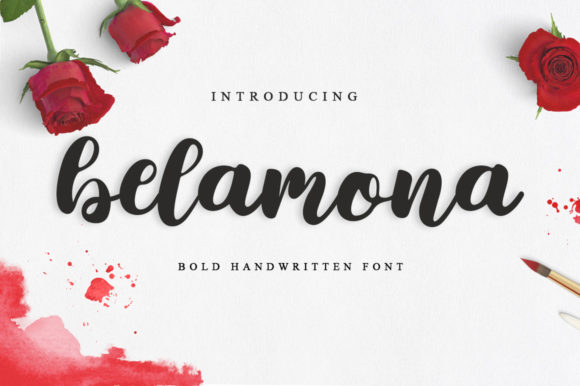 Belamona: A Luxurious Script Font for Digital Marketing
