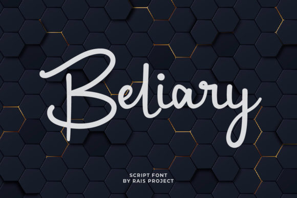 Beliary: A Handwritten Font for Editorial Elegance