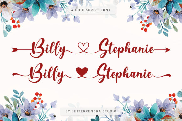Billy Stephanie Font for Digital Creativity
