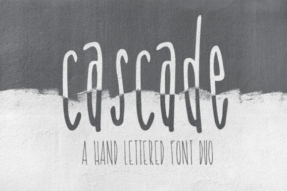 Cascade Font for Handmade Creations