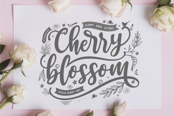 Cherry Blossom Font First Impressions and Practical Use