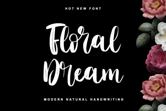 Floral Dream Font for Web Design