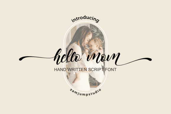 Hello Mom: A Handwritten Font for Digital Branding