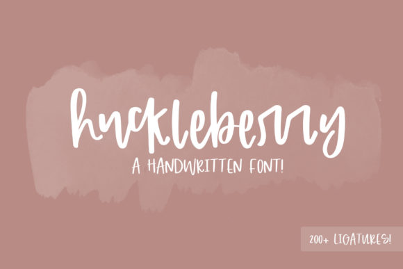Huckleberry Font for Creative Campaigns