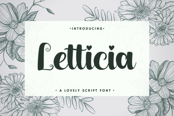 Letticia Script Font Review