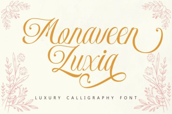 Monaveen Luxia: A Delicate Handwritten Font for Branding