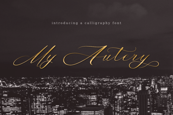 My Autery: A Script Font That Elevates Handmade Creations