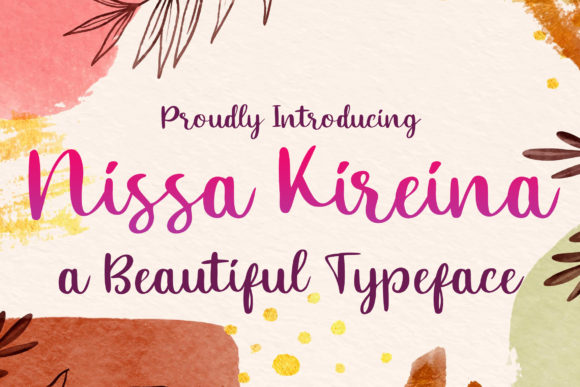 Nissa Kireina Script Font for Branding Projects