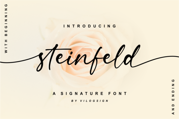 Steinfeld: A Timeless Script Font for Handmade Creations