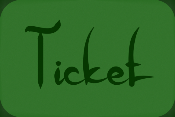 Ticket Script Font Review