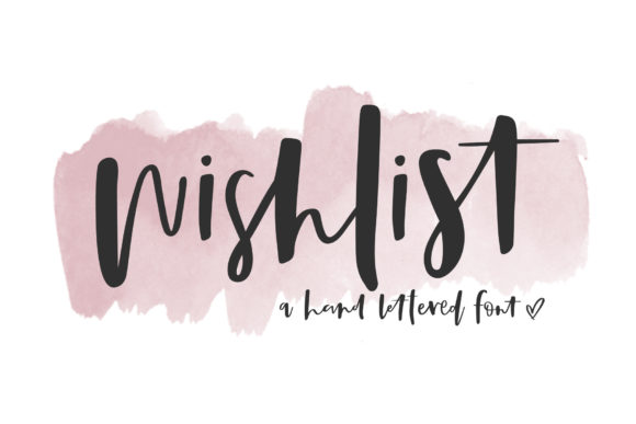 Wish List: A Handwritten Font for Editorial Elegance